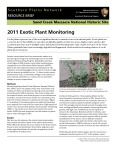 2011 Sand Creek Massacre NHS Exotic Plant Monitoring